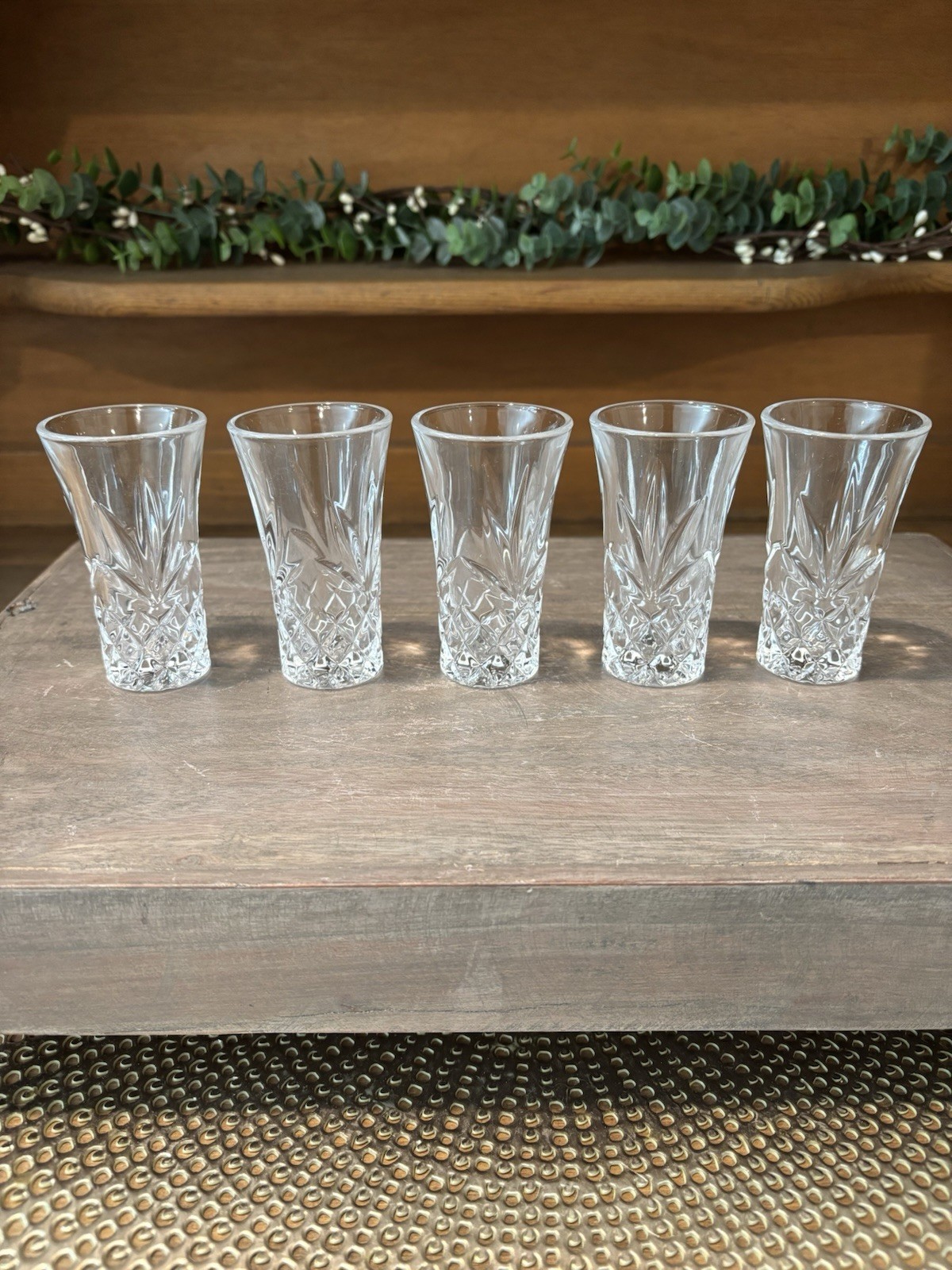 Set of 5 Ashford by Brilliant Executive Shot/Cordial Glasses ~ NICE ~