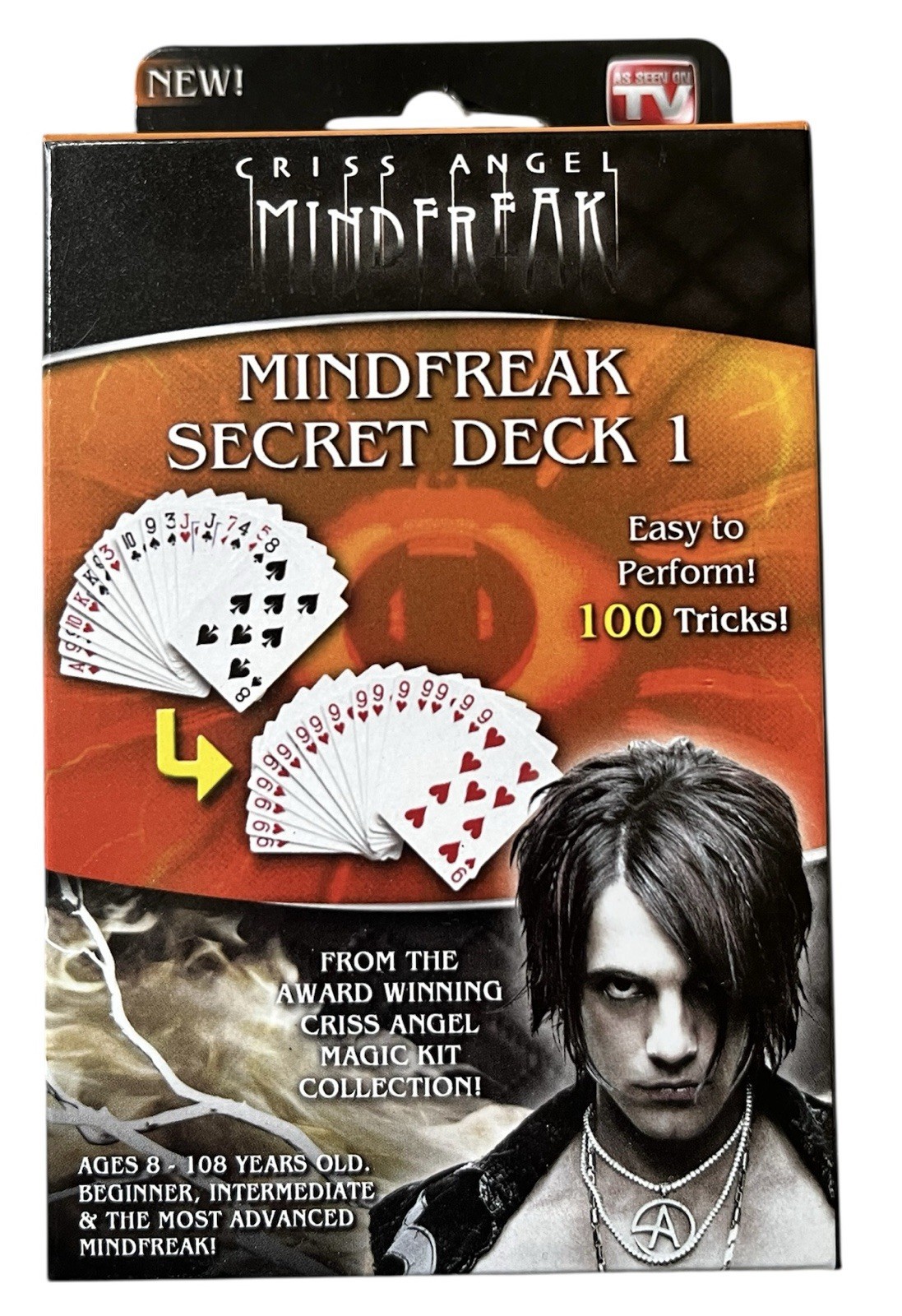 Criss Angel Mindfreak Secret Deck 1 Magic Card Set As seen on TV exclusive New