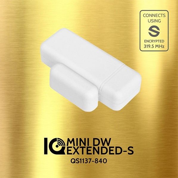 LOT OF 2 IQ QS1137-840 IQ Mini Extended Door/Window Sensor QOLSYS IQ2 IQ4 PANEL