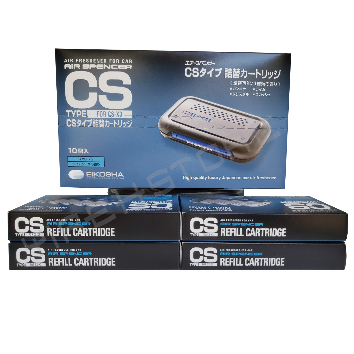 Air Spencer CS-X3 CSX3 Squash Refill 10 pieces (1-box) Car Air Freshener C10