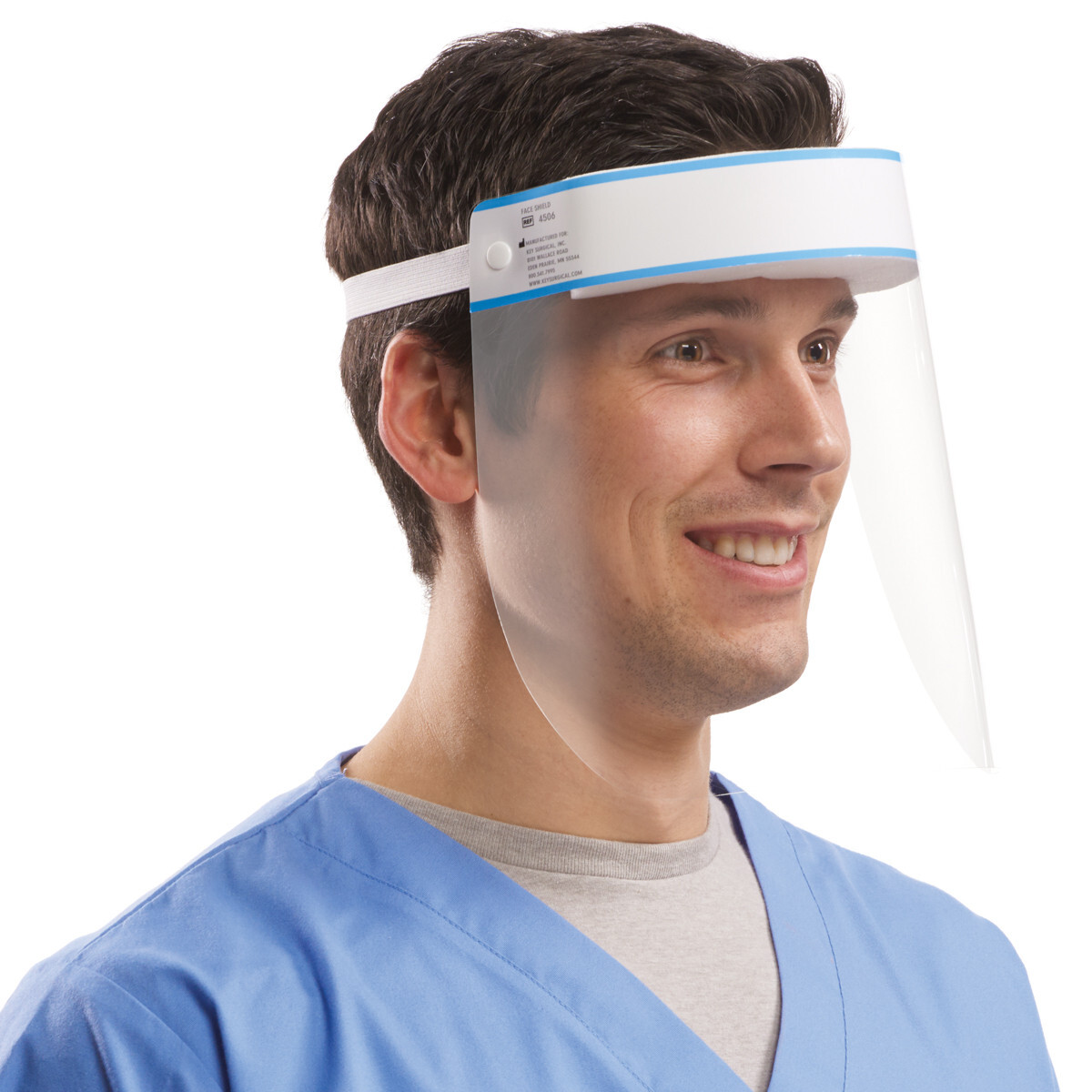 Box of 24 Key Surgical 4506 Face Shield Anti-Fog Anti-Glare Case Lot