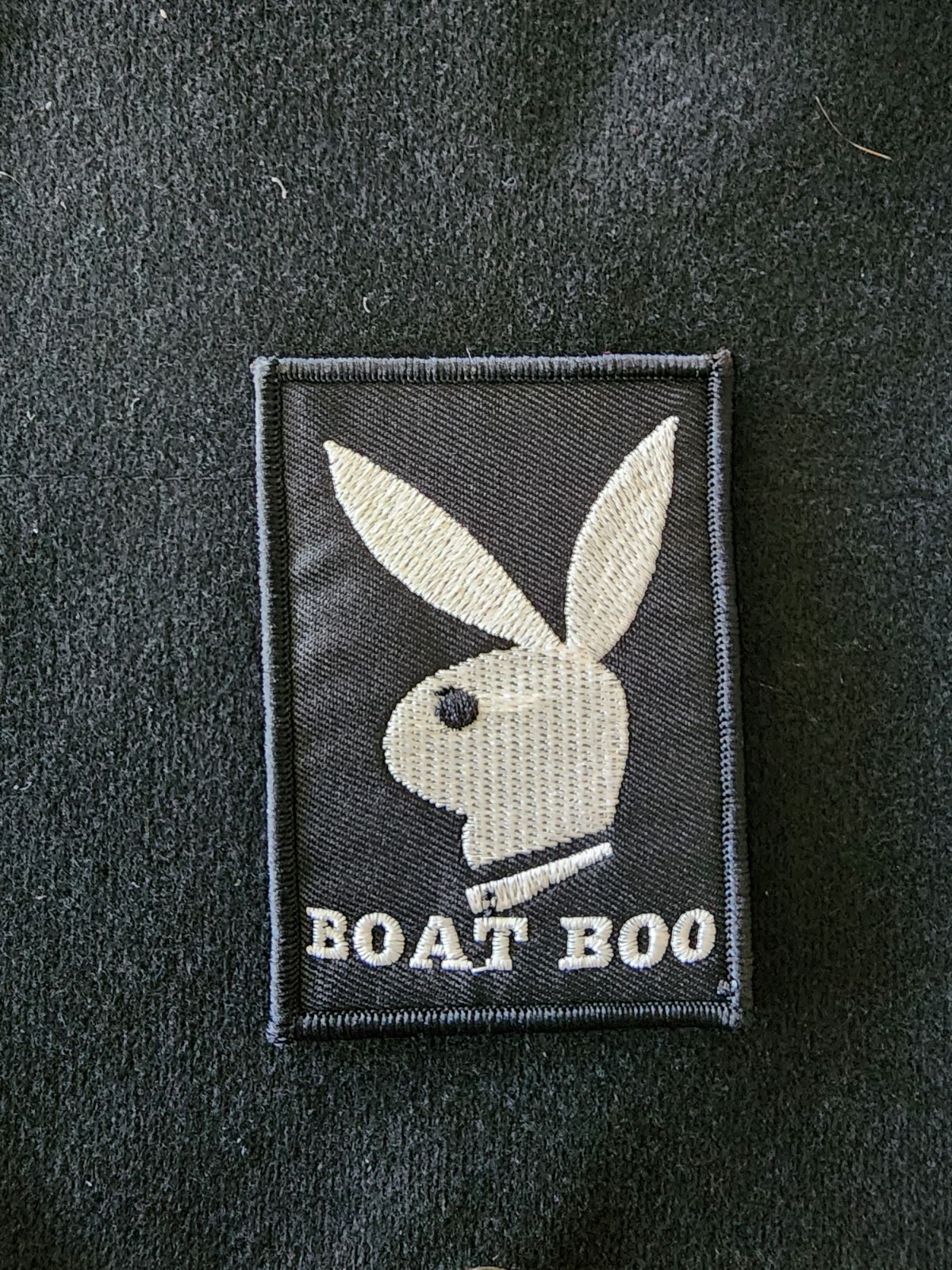 US NAVY Boat Boo Playboy Bunny Military Morale Patch