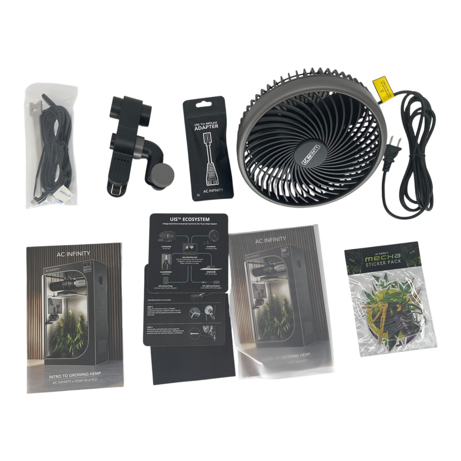 AC Infinity CLOUDRAY A6 oscillating clip fan for grow tents