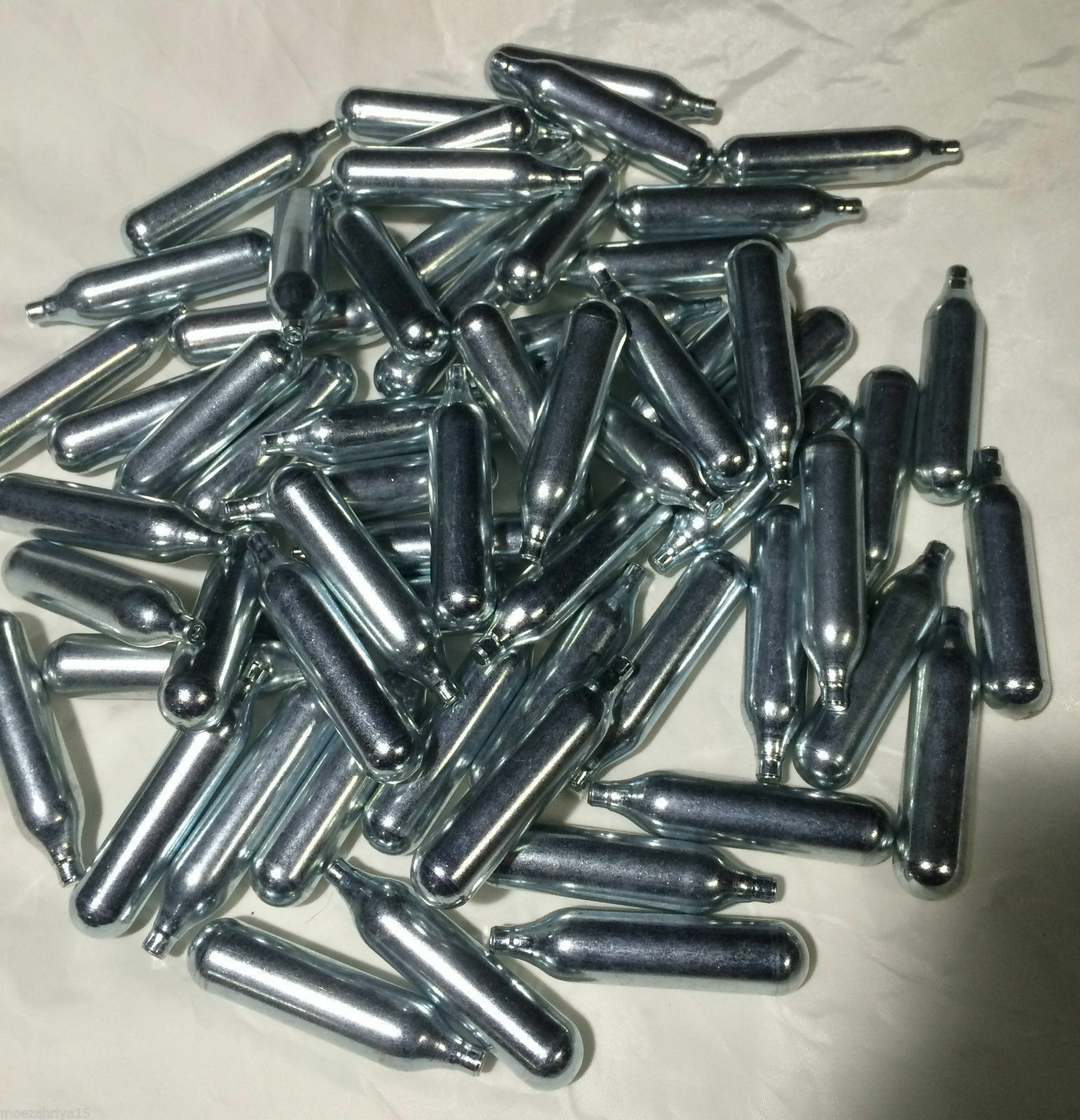 50 CO2 CARTRIDGES BB PELLET AIRGUN 12g Works Like Crossman