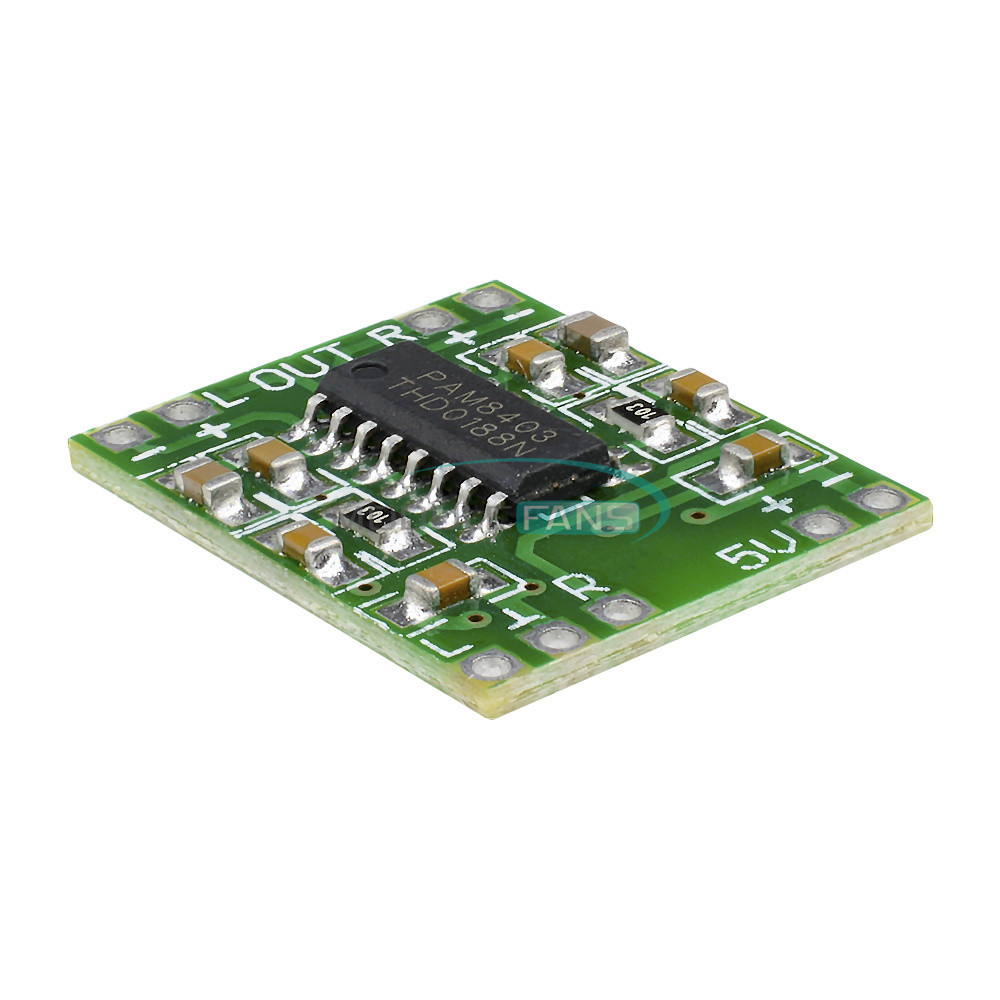 3PCS Digital Amplifier Board Class D 2*3W USB Power Mini PAM8403 Audio Module M