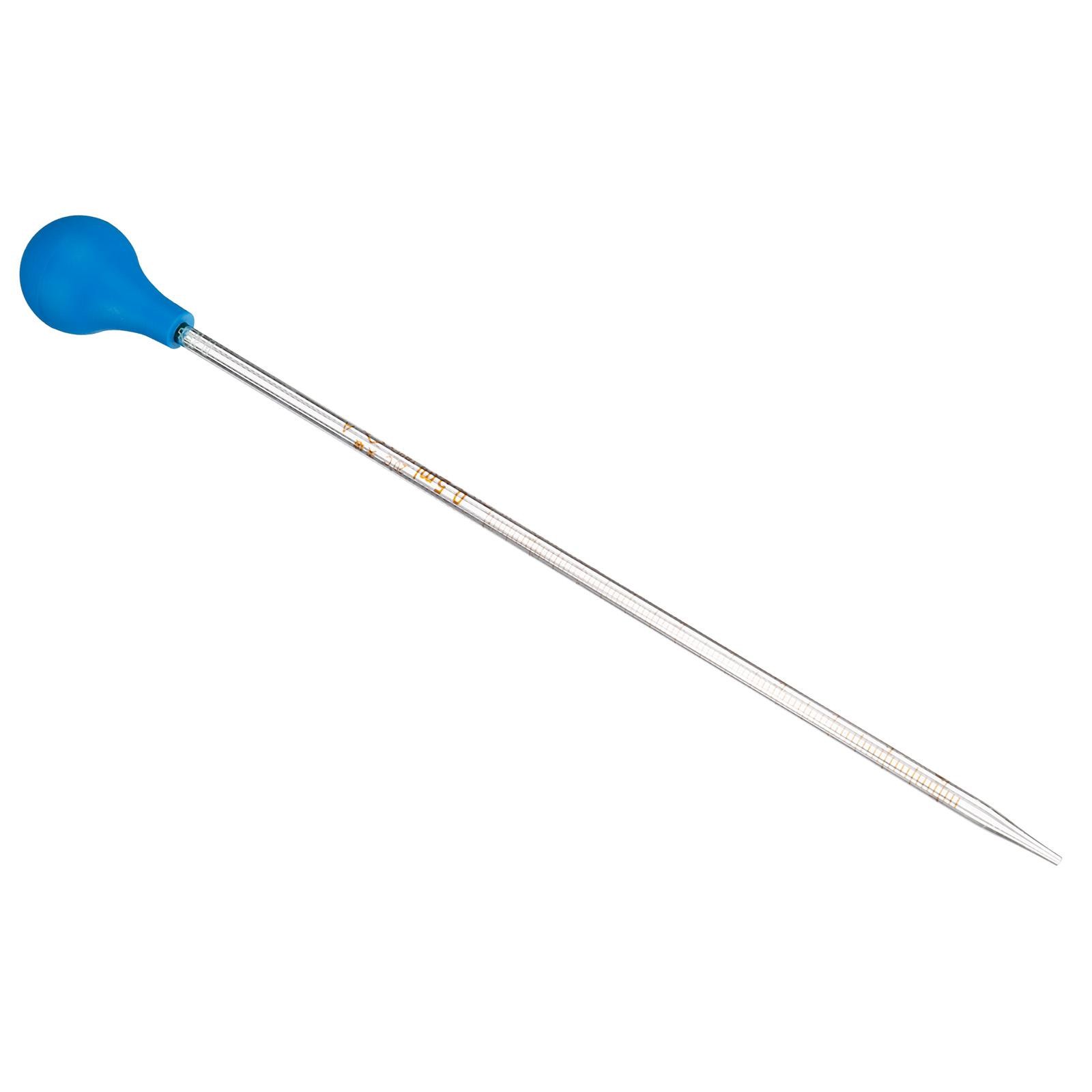 Graduated Dropper Pipettes Kit, 0.5mL Pipette with Rubber Cap, Clear
