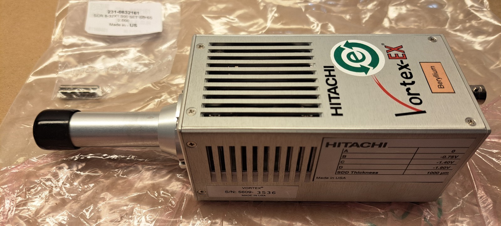 Thermo Scientific 714-143700 LRU Detector, QuantX SDD1000, Hitachi Vortex System