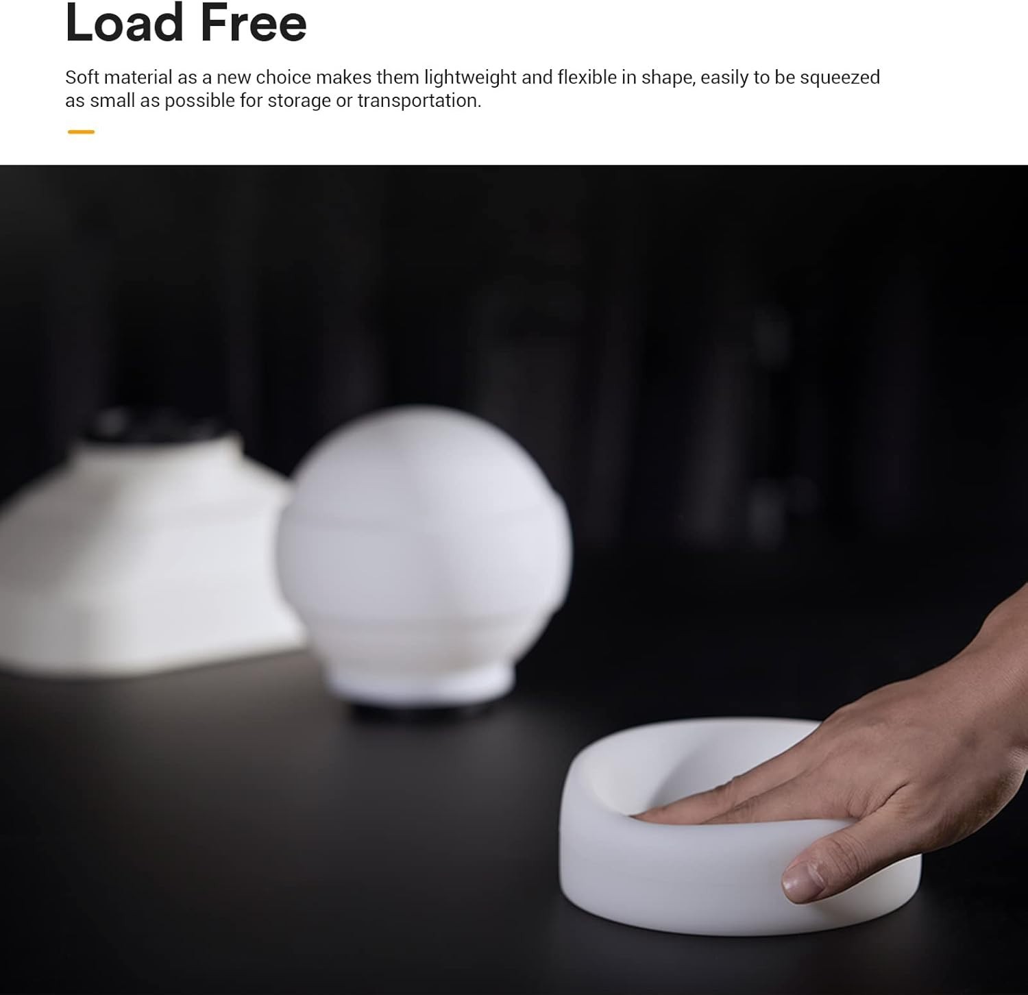 Flexible ML-CD15 Diffusion Dome with Adapters for Round and Square Flash Models