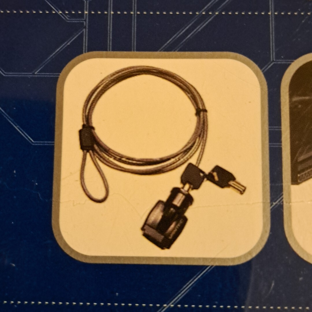 PC & Notebook Laptop Computer Security Key Keyed Cable Lock NBL-S400 Vantec