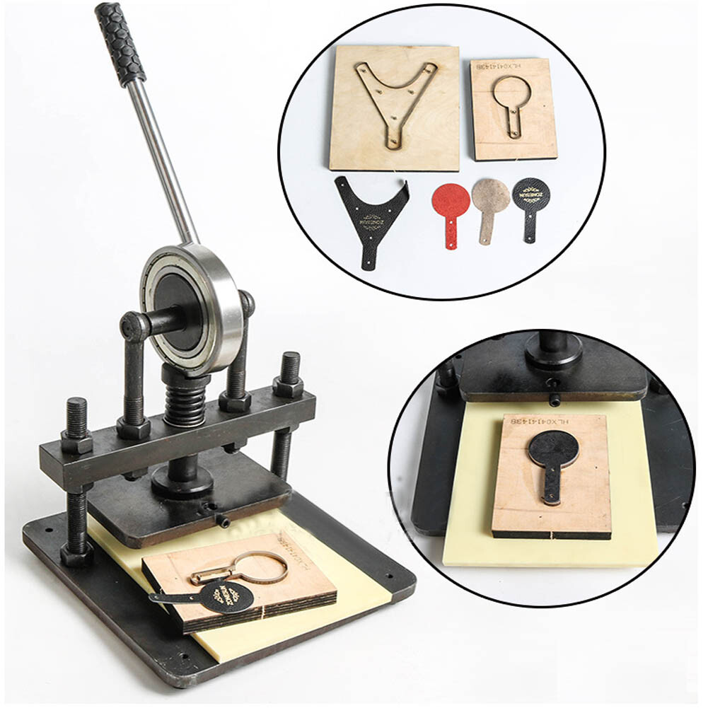 Manual Leather Cutting Machine Leathercraft Die Cut Embossing Machine