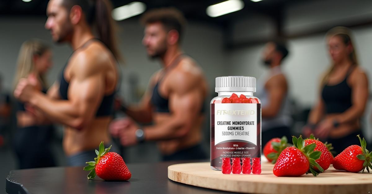 creatine gummies 5g 2 PACK & 60 DAYS creatine monohydrate gummies 5000mg - BERRY