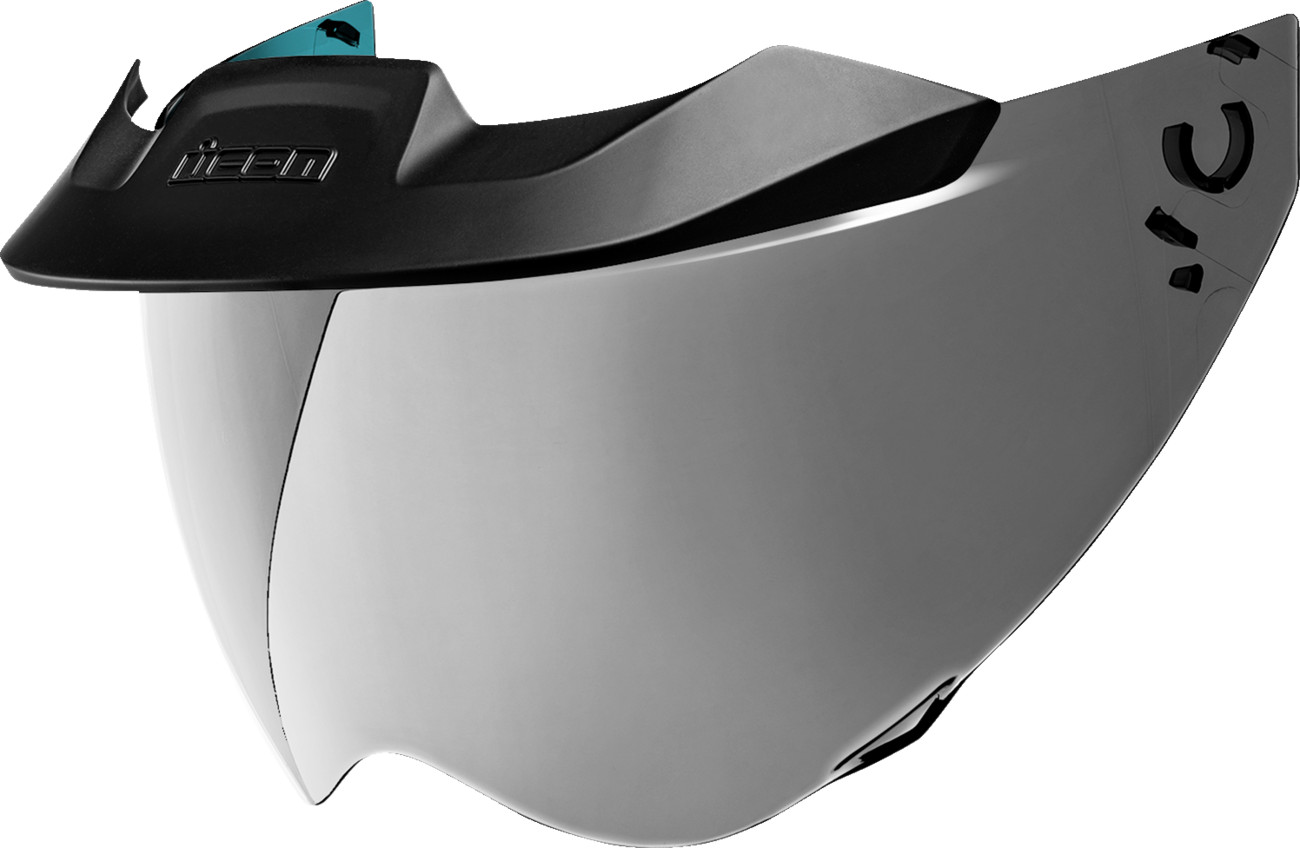ICON - Motoshield Shield Domain Warboy Chrome | 0130-1326