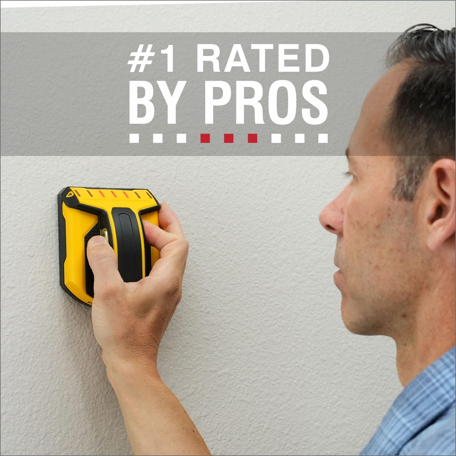 Prosensor T9 Stud Finder, 8-Sensor Wall Scanner | Wood & Metal Stud Detector, Ma