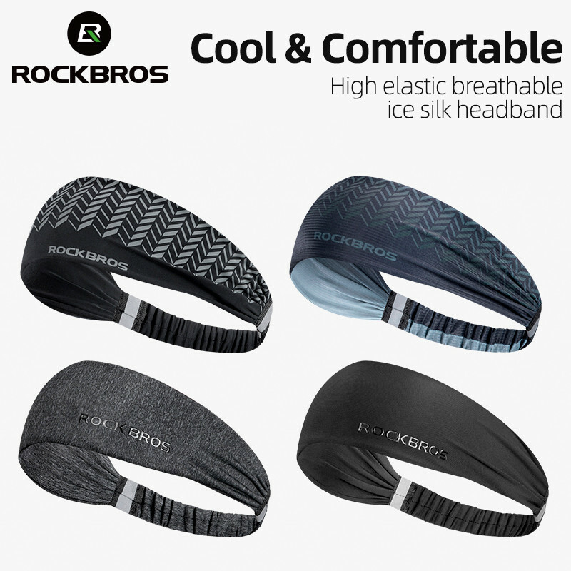 RockBros Sporting Sweatband Yoga Hair Bands Head Breathable Non-slip Unisex
