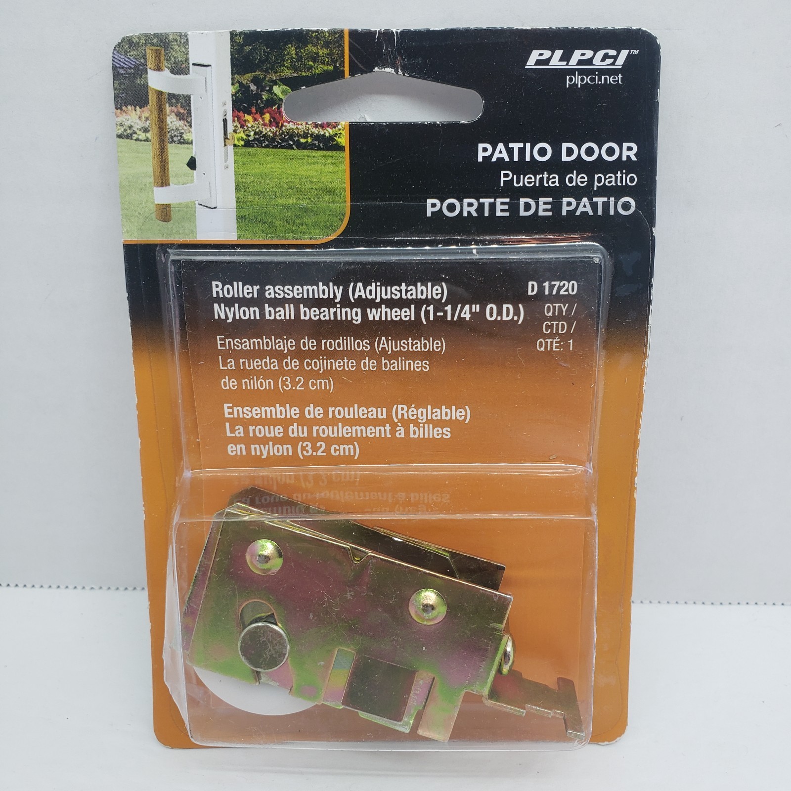 Prime Line Patio Door Roller Assembly  1-1/4" O.D.  # D 1720