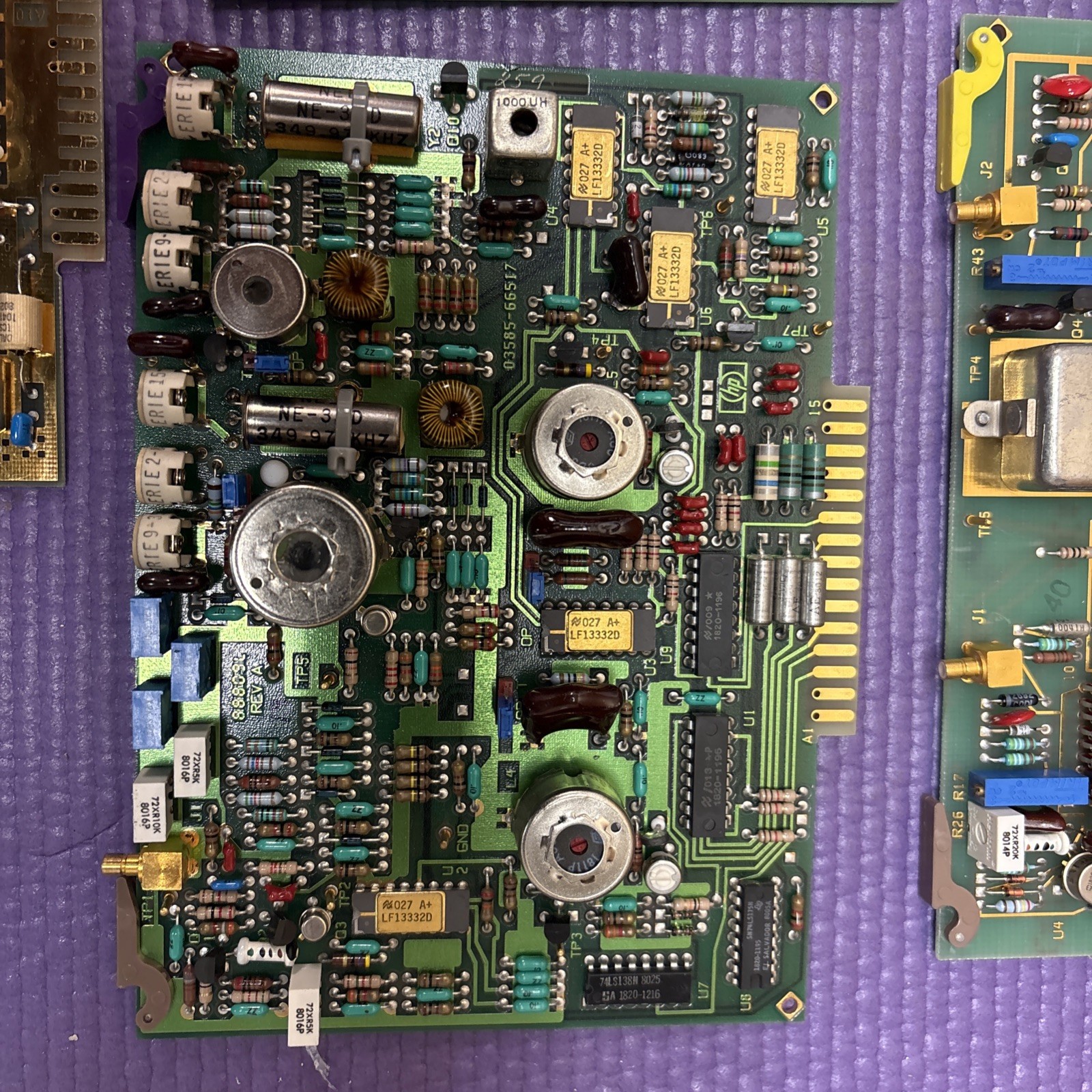 HP 03585 Circuit Cards For Spectrum Analyzer (Qty 7)