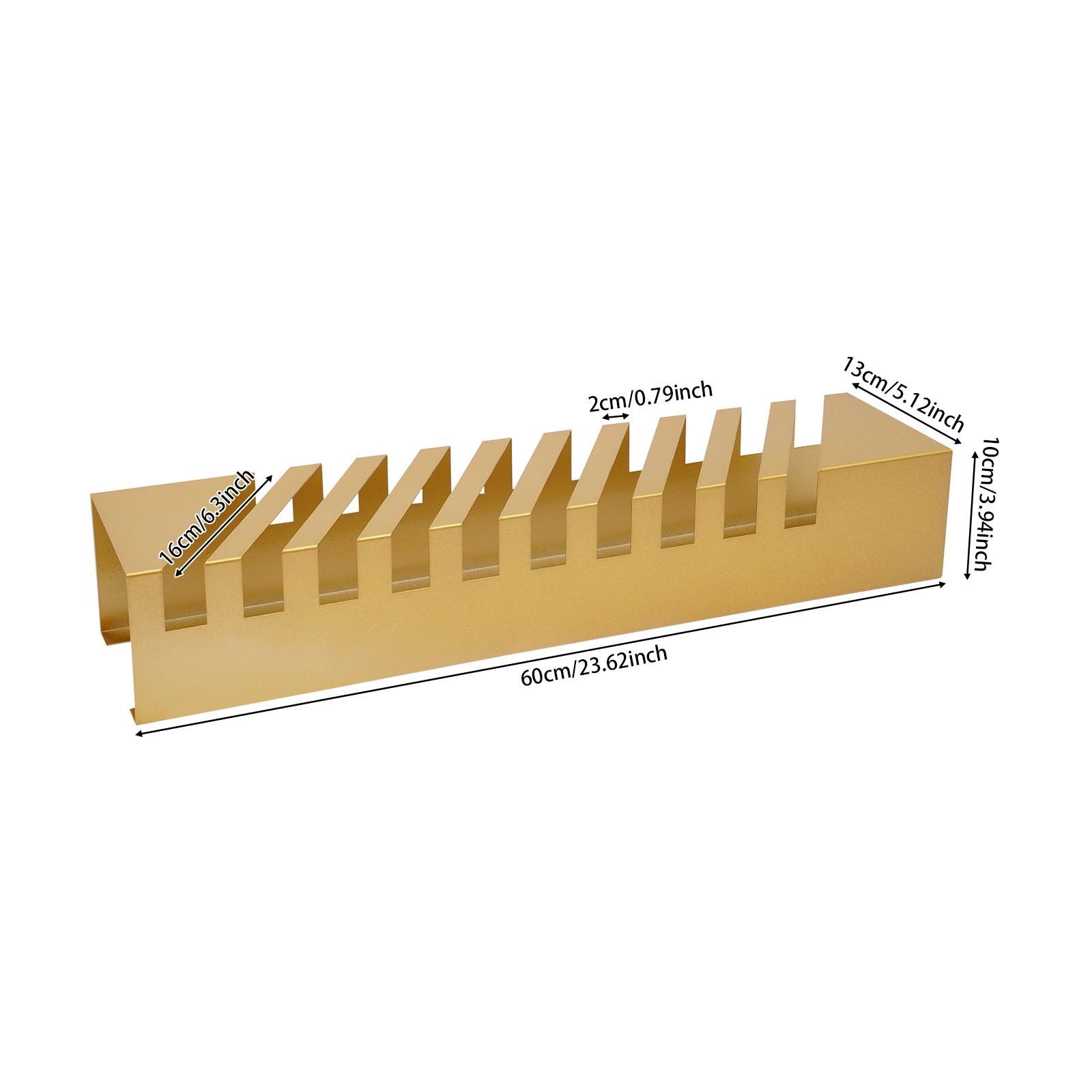 10 Slots Tile Display Stand Countertop Small Tile Sample Display Rack Metal