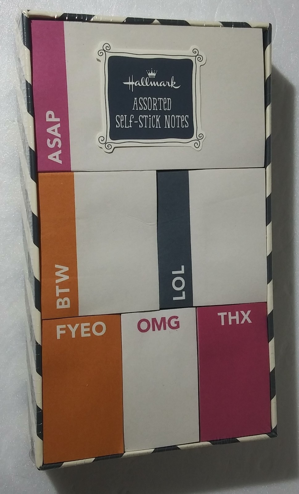 Hallmark Assorted Self-Stick Notes New Box