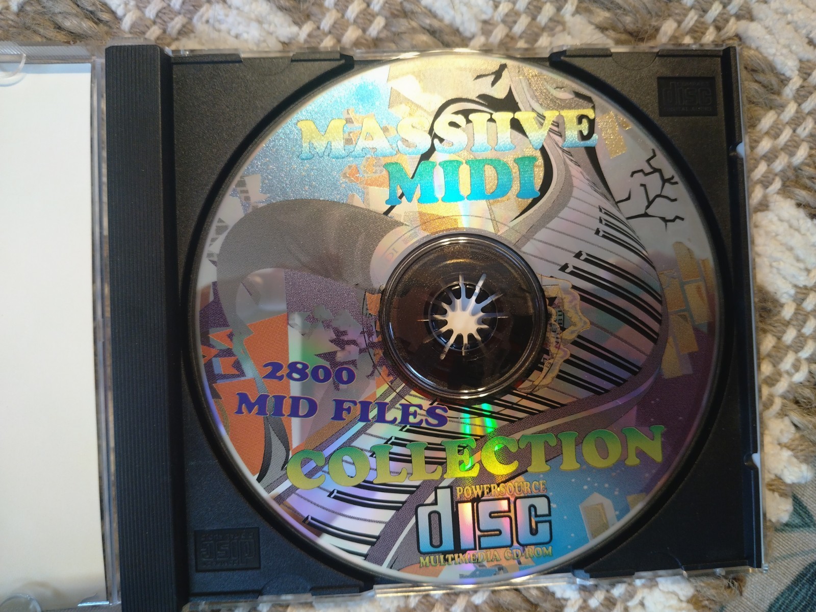 Massive MIDI Collection PC CD-ROM 2800 MIDI Files Music Software Vintage Win