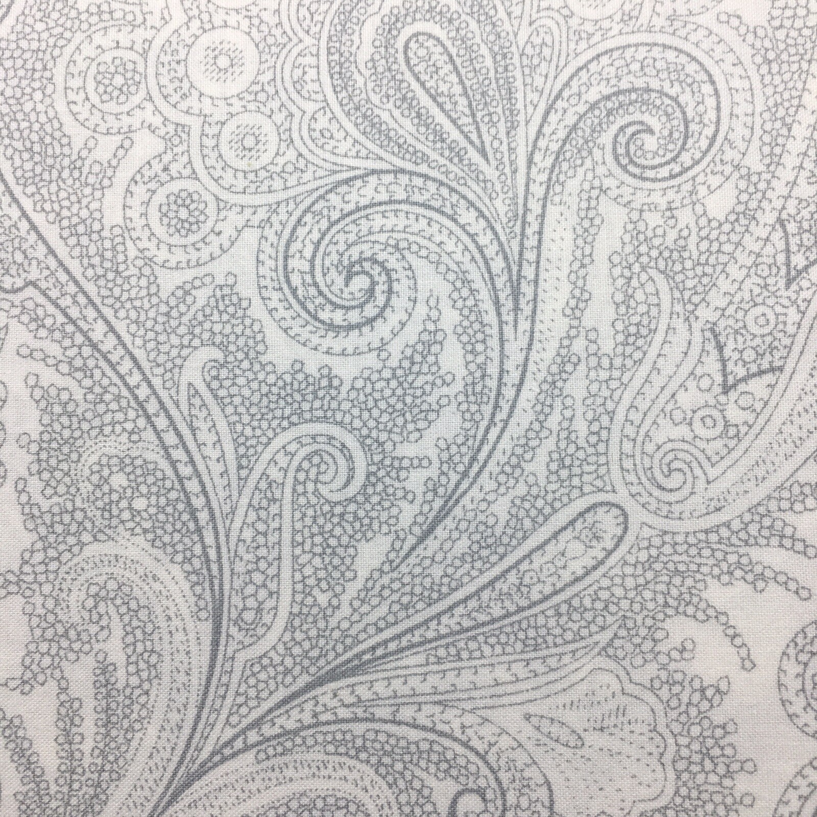 4pc Ralph Lauren Gray Paisley KING Sheet Set Off White Extra 18" Deep Mattress