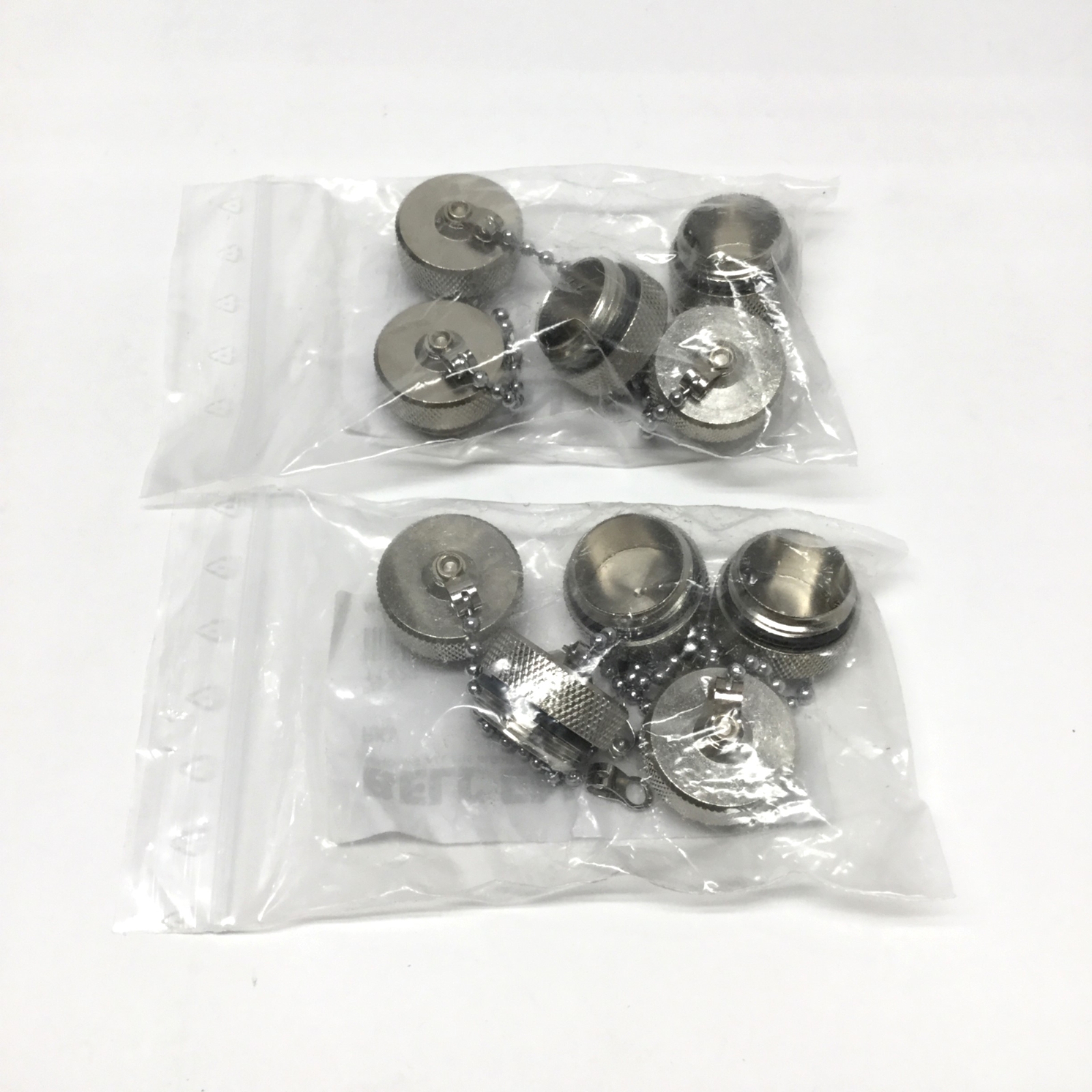 Lot of 10 Belden Lumberg RKV 11428 Metal Dust Cover Cap for 7/8" Female Sockets