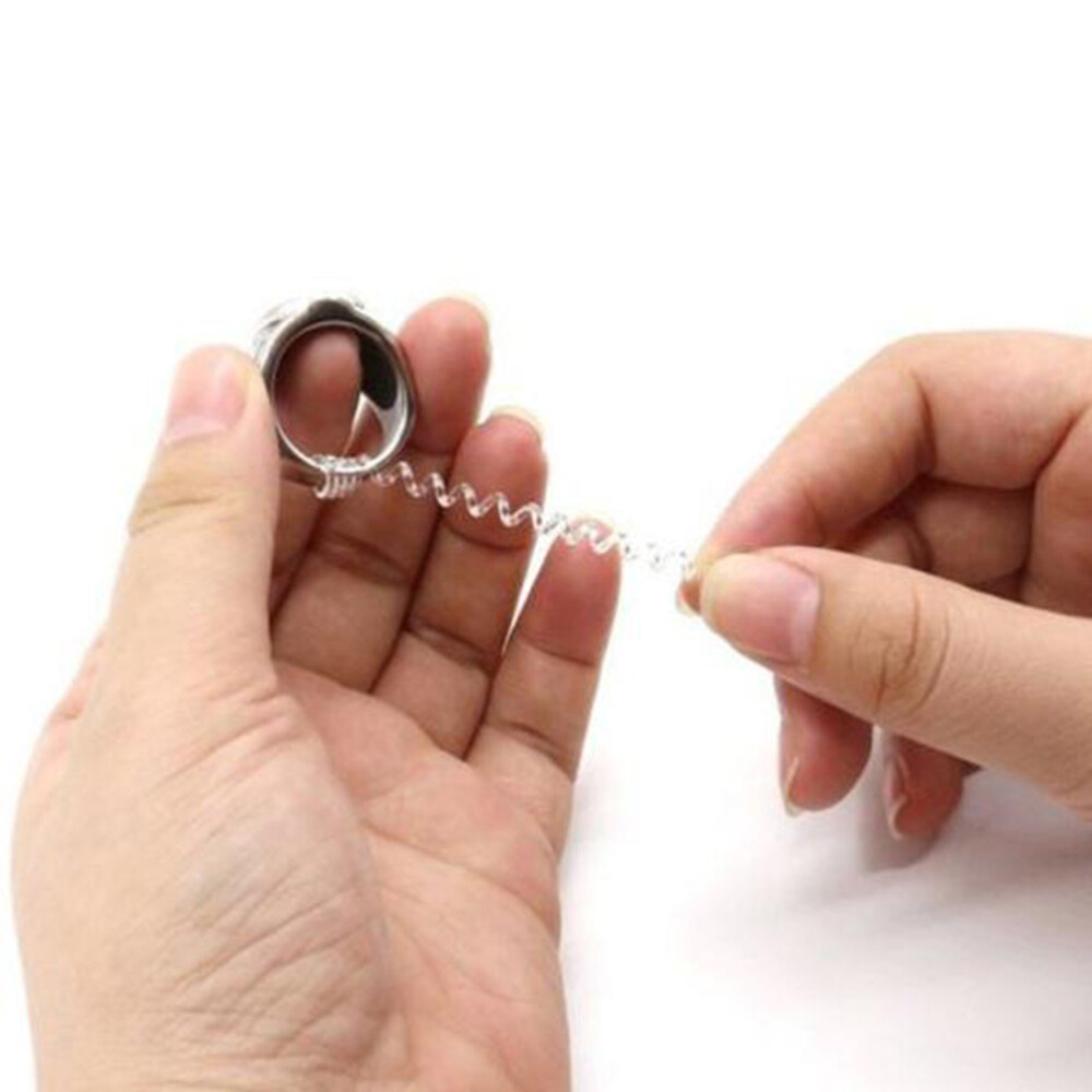 6Pcs Ring Size Reducer Women Silicone Rings Resizing Small Device