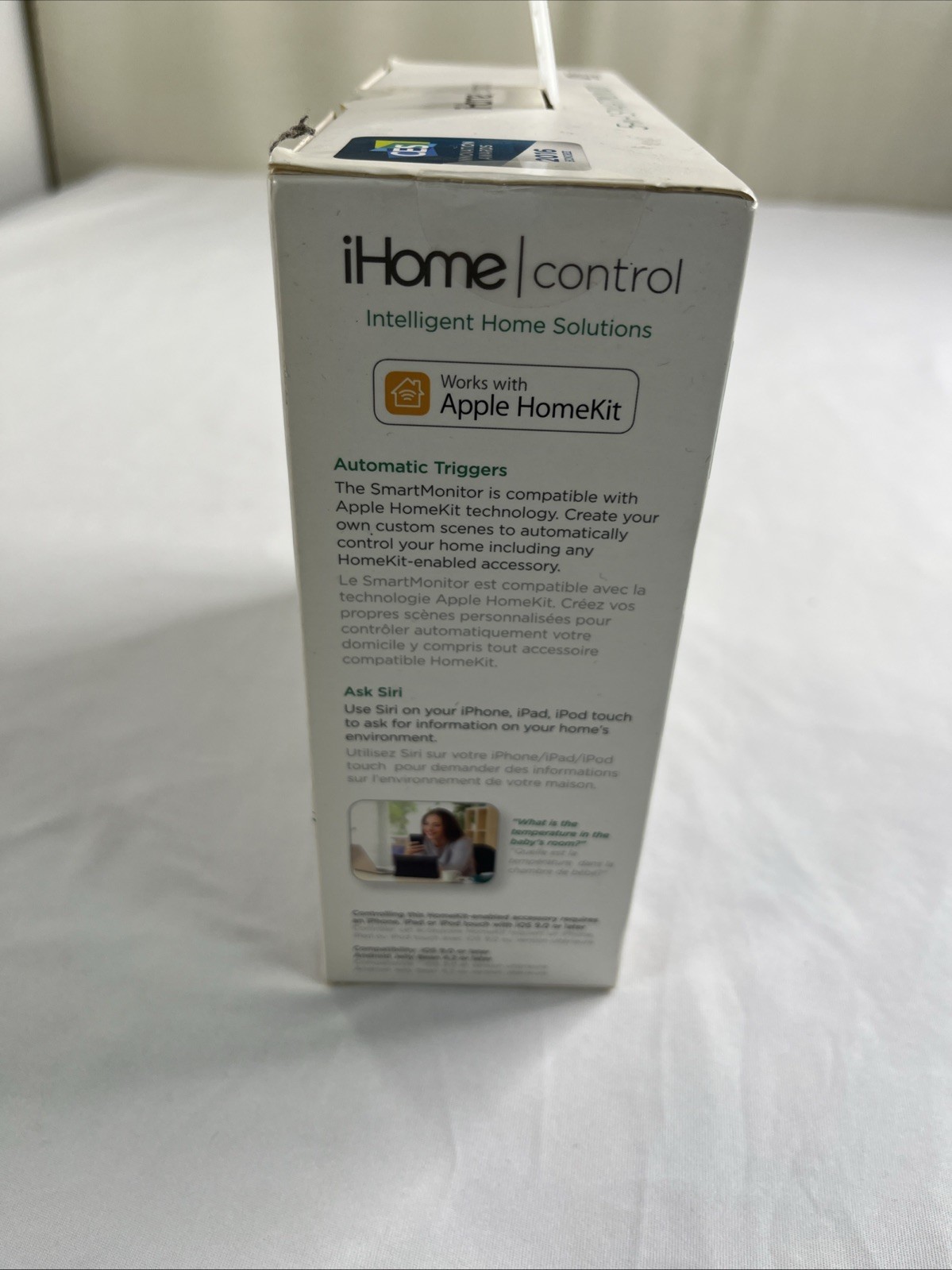 iHome Control 5-in-1 SmartMonitor Model iSS50 Homekit Compatible WiFi