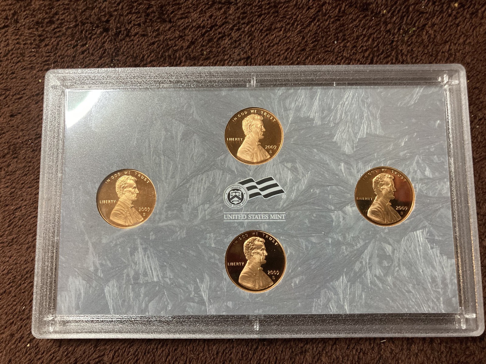 2009-S Lincoln Bicentenial 4 Coin Proof Set. Mint sealed plastic. No Box or COA.