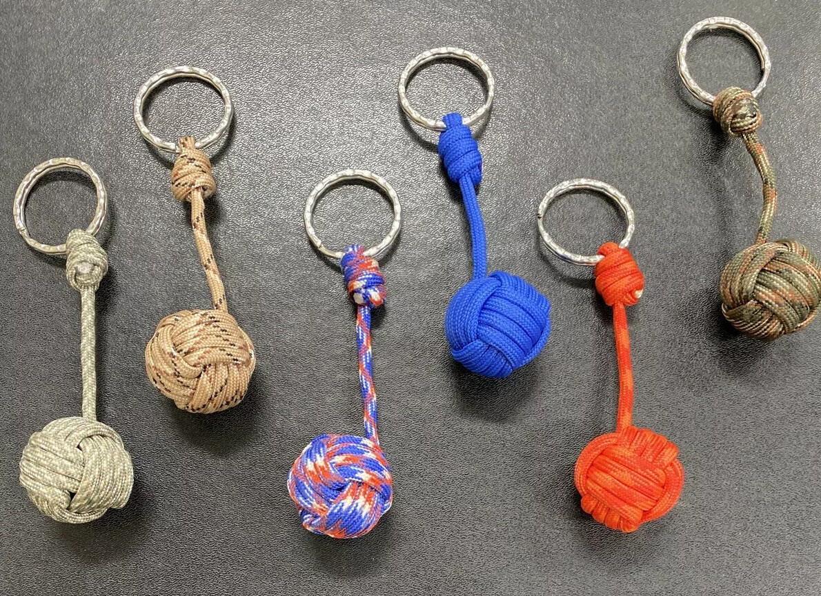 Paracord-Knot Monkey Fist Kc-Dark (Pack Of 6)