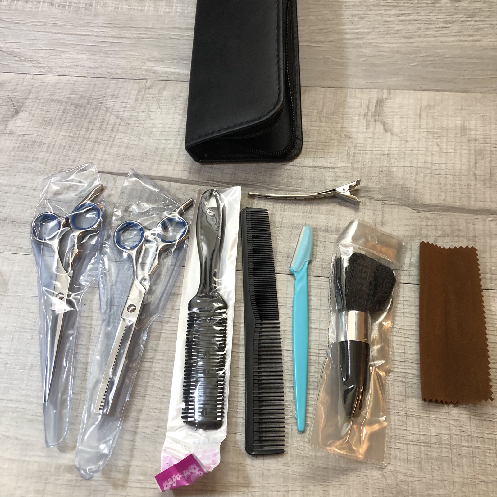Hair Cutting Scissors Kits, 10 Pcs Stainless Steel Hairdressing Shears Set