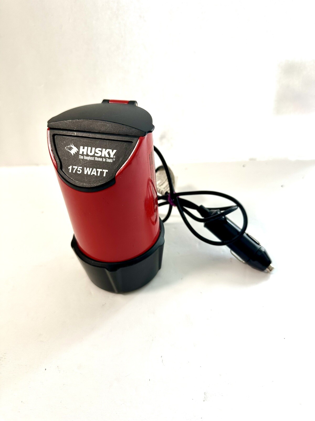 Husky 175 Watt Power Inverter With USB Charging Port And 120 Volt AC Outlet