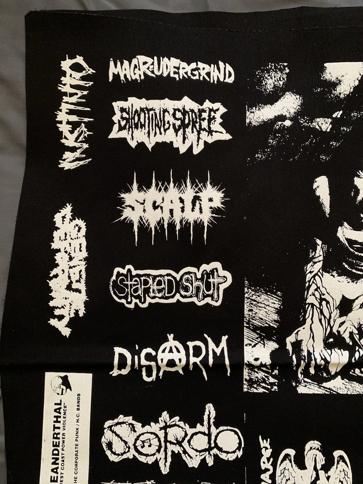 Crust Punk Patches Sheet