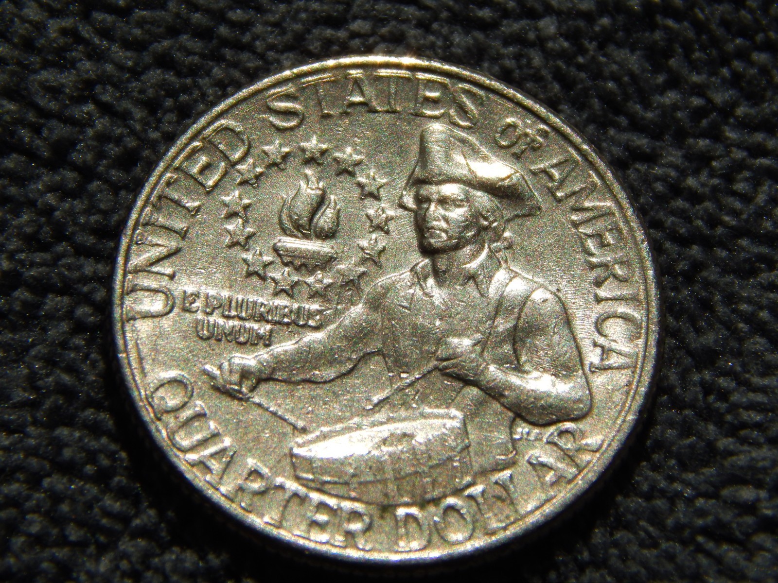 Bicentenial Quarter No Mint Mark Multiple Errors Reverse Side and Obverse side