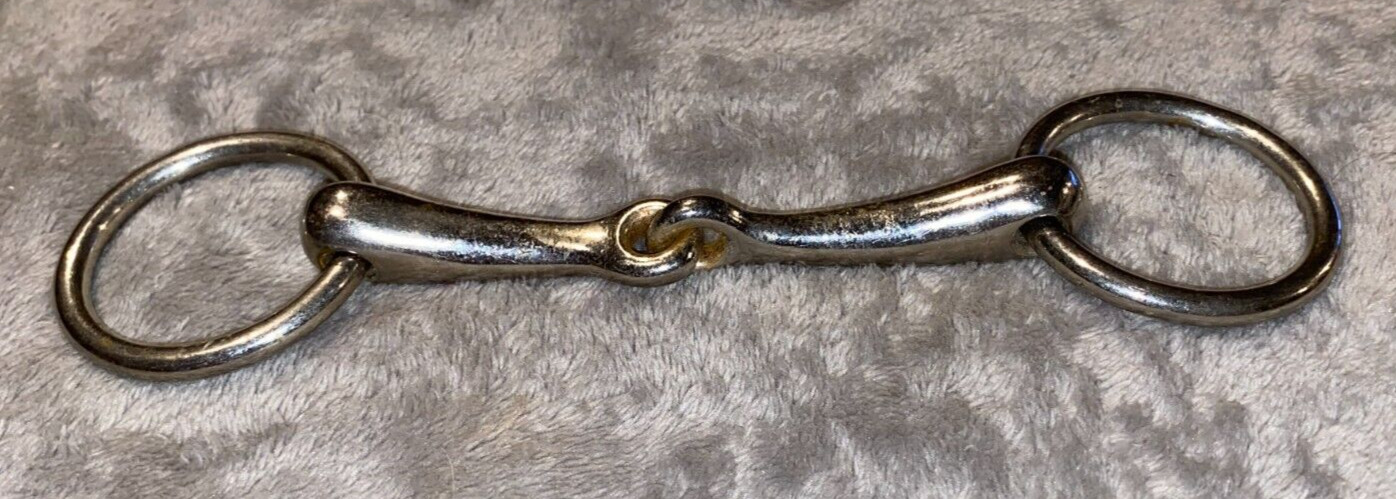 4 1/4'' PONY LOOSE O RING SNAFFLE ENGLISH BIT