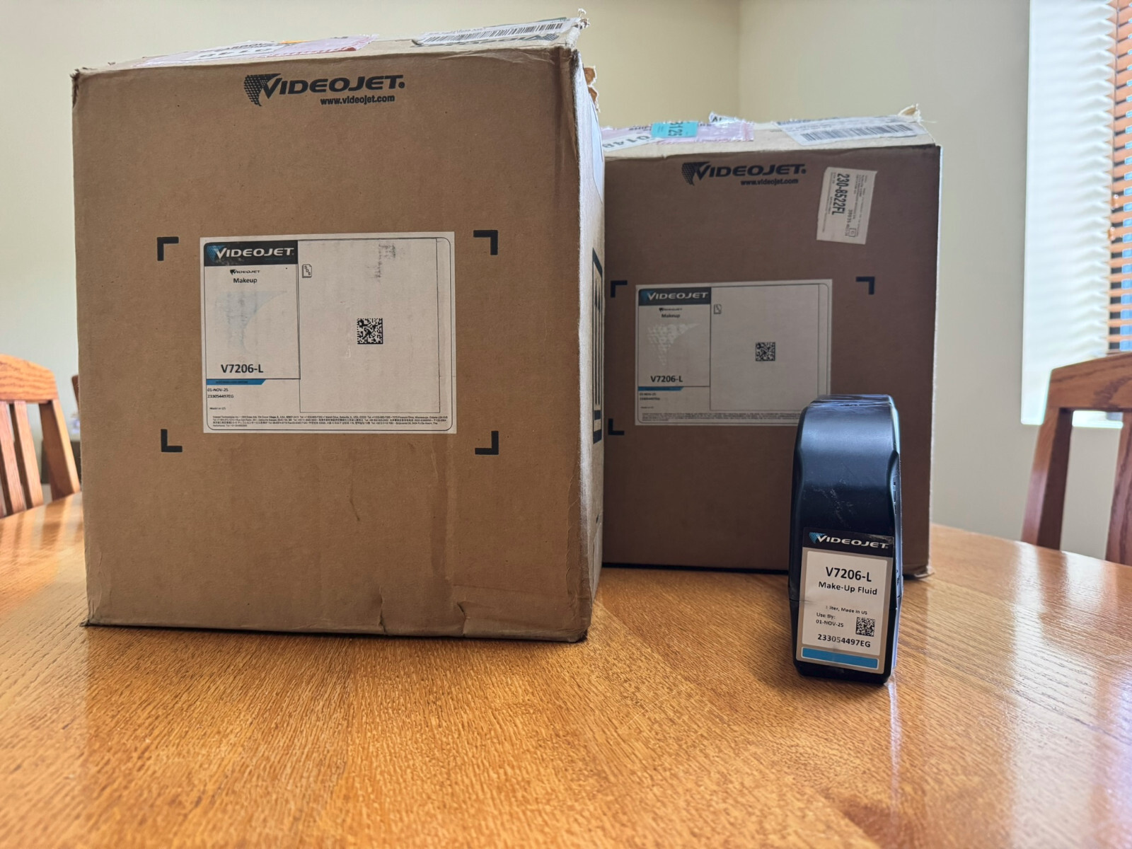 Original Videojet Makeup - V7206L OEM New  6 cartridges per case