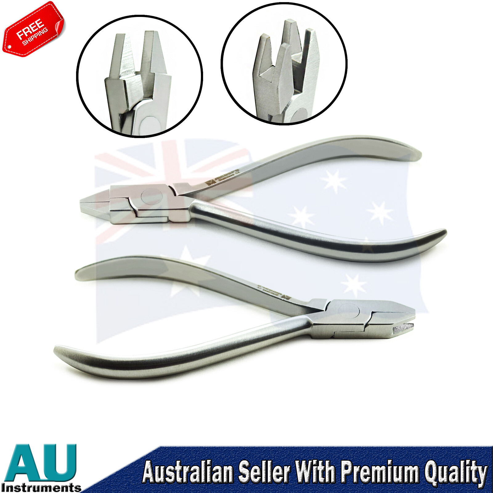 Orthodontic Wire Bending Archwire Tooth Braces Forming Loop Pliers Lab