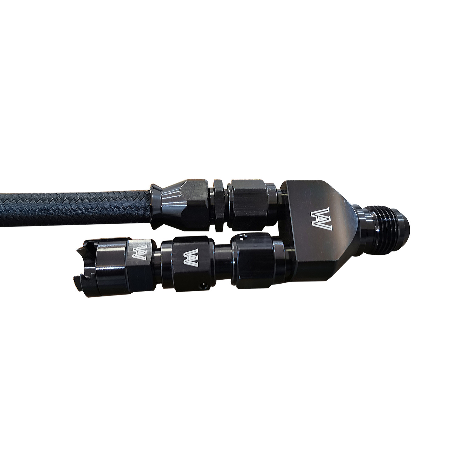 Fuel Flex Sensor Bypass Splitter Flexfuel -10AN In out LS CTSV E85 No Sensor