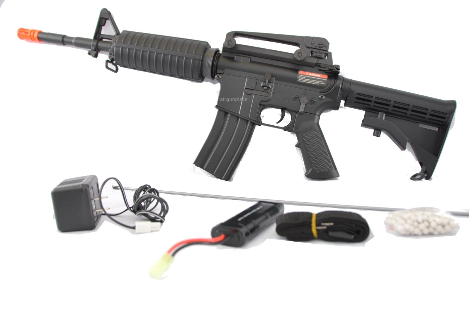 Reliable Electric Full/Semi-Auto Airsoft M4 Style Airsoft Gun Metal Gear 9503B