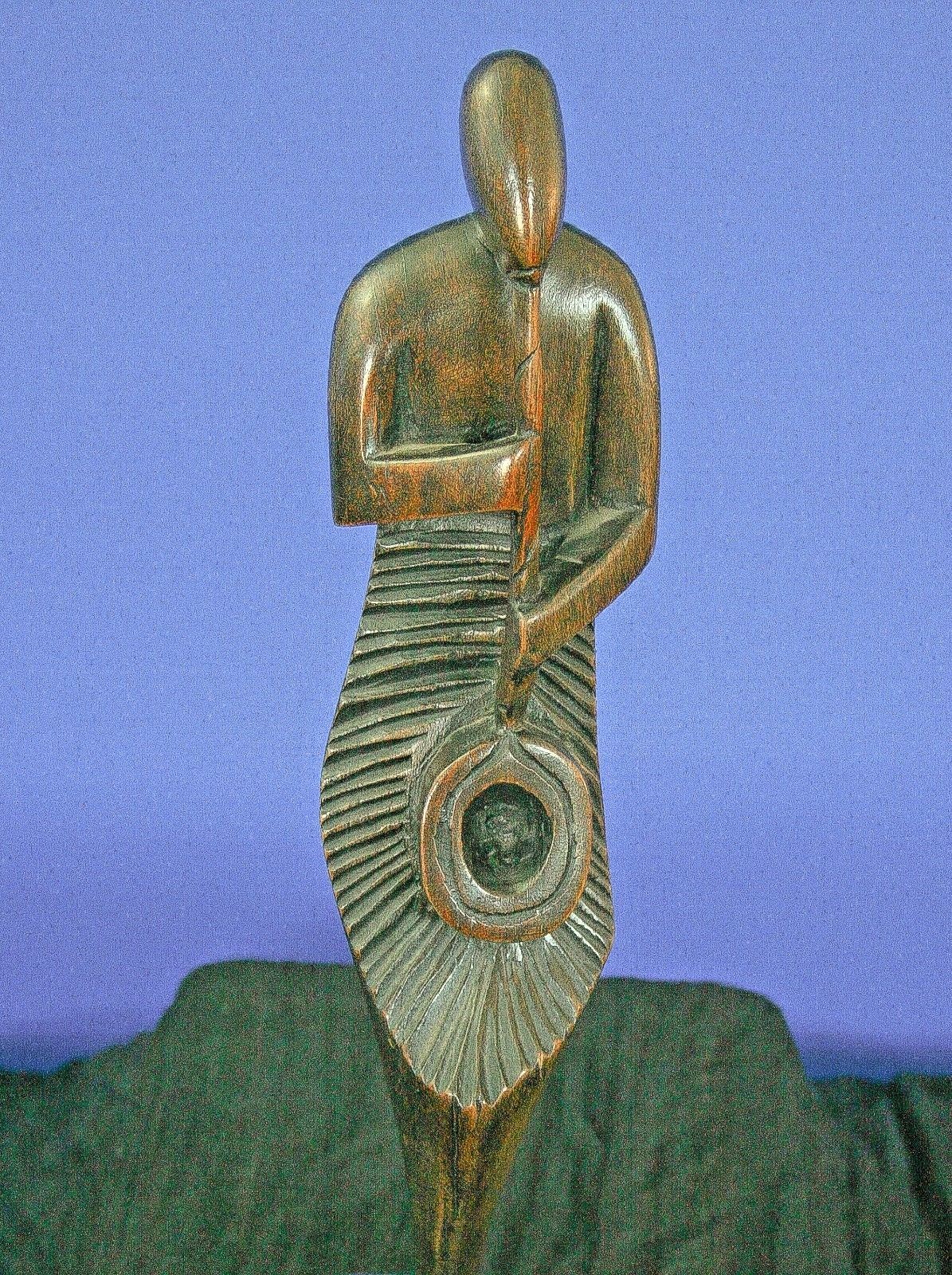 West African, Contemporary Sculpture, Pipe, 15.5"