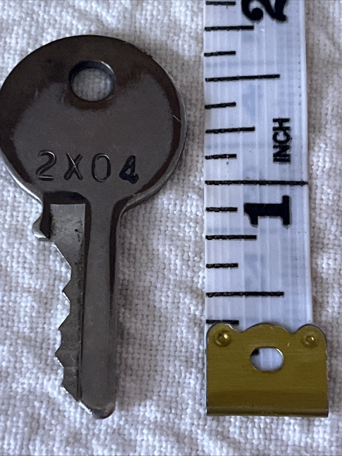 2X04 Key Replacement 1.75” Silver