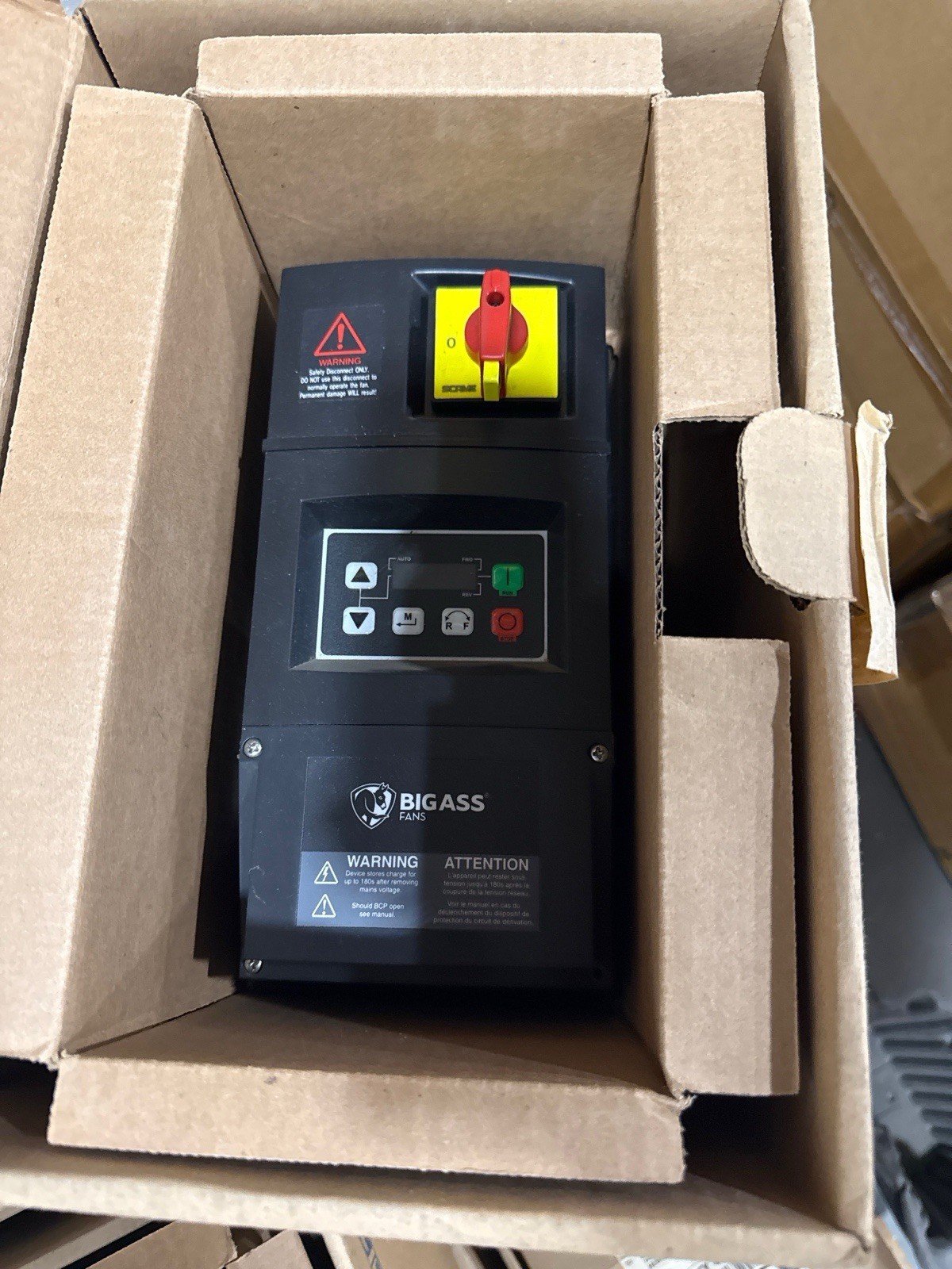 Big Ass Fans Variable Frequency Drive (VFD) With Disconnect - Open Box