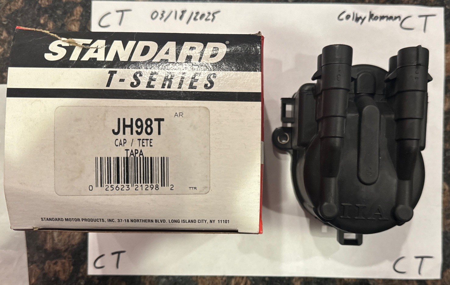 Distributor Cap Standard JH98T