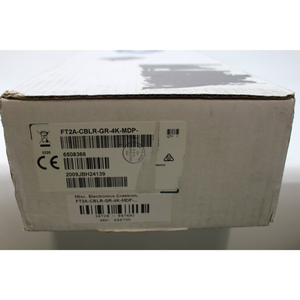 Crestron FT2A-CBLR-GR-4K-MDP-HD Cable Retractor - Open Box - Ships as is