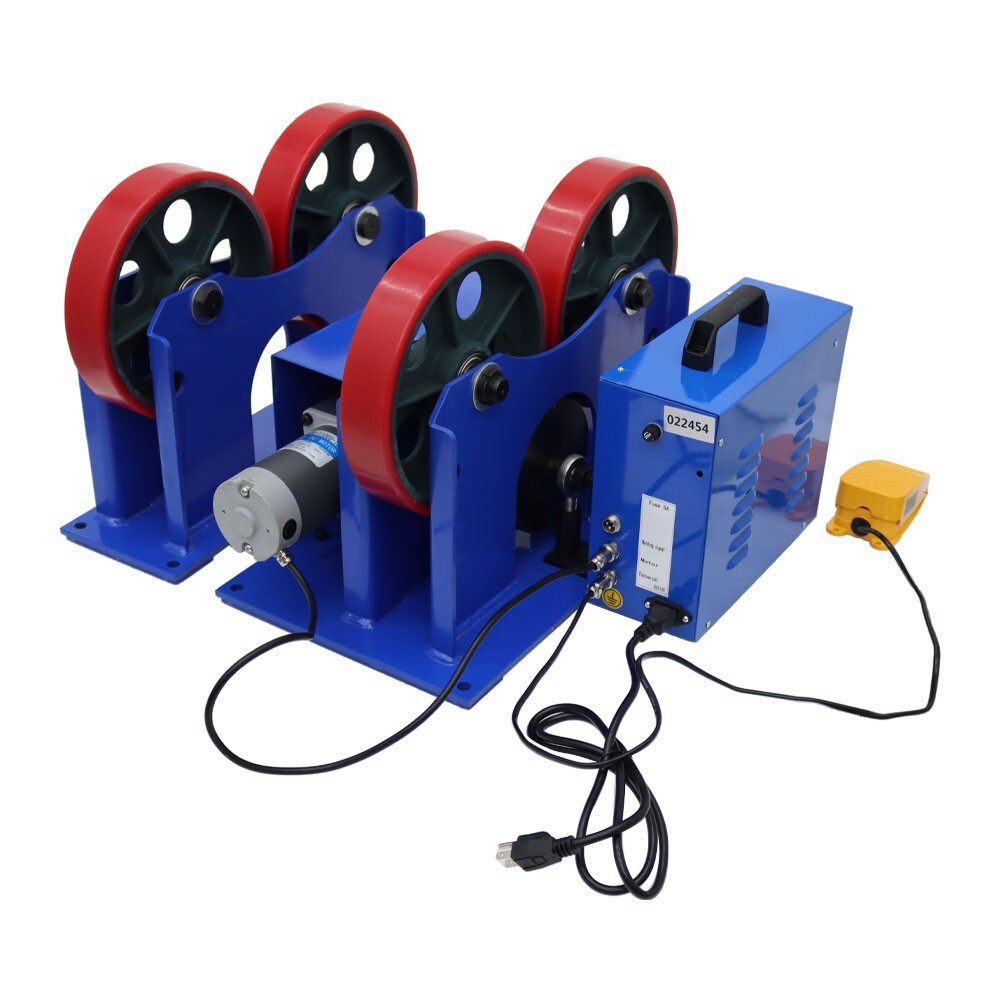 2200LB Tank Welding Roller Rack 110V Digital Display Turning Rolls LinkageRoller