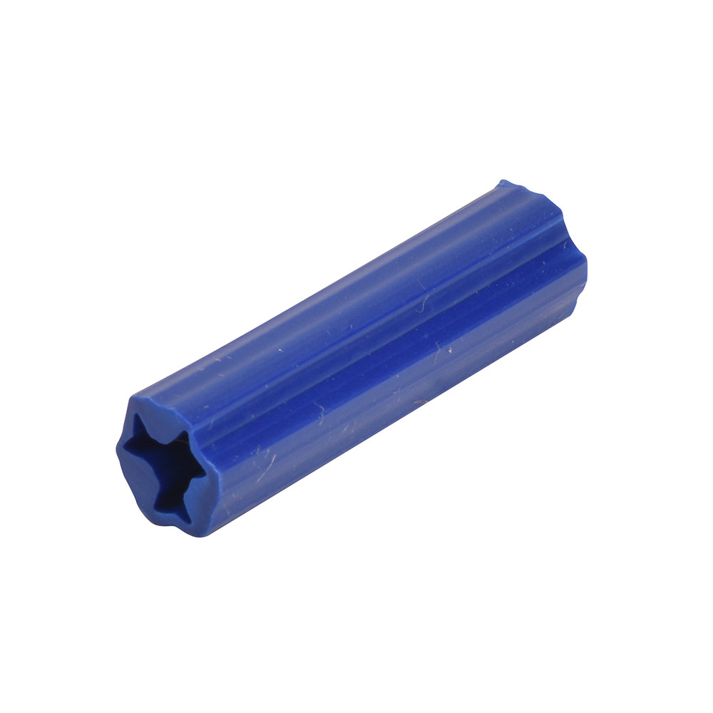 5/16" Hole, 1-1/2" Length 14 or 1/4" Screw Expanding Plastic Blue Screw Ancho