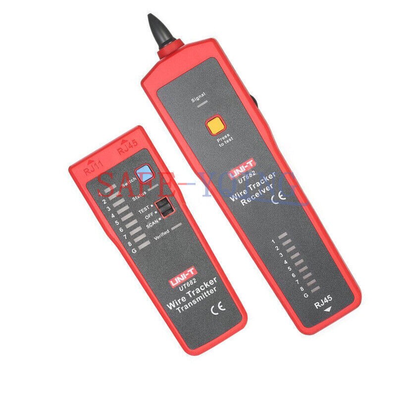 UT682 UNI-T Handled Telephone Phone Network Cable Line Wire Tracker Tester