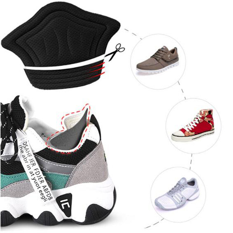 Running Shoes Adjust Size Heel Liner Grips Self-adhesive Protector StickerB.eo