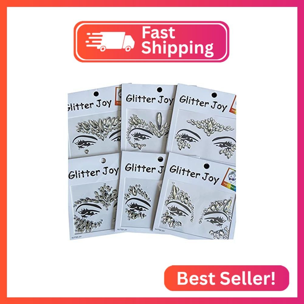 Festival Face Jewels Tattoo - Face Gems Stickers, Temporary Body Gem Sticker Tat
