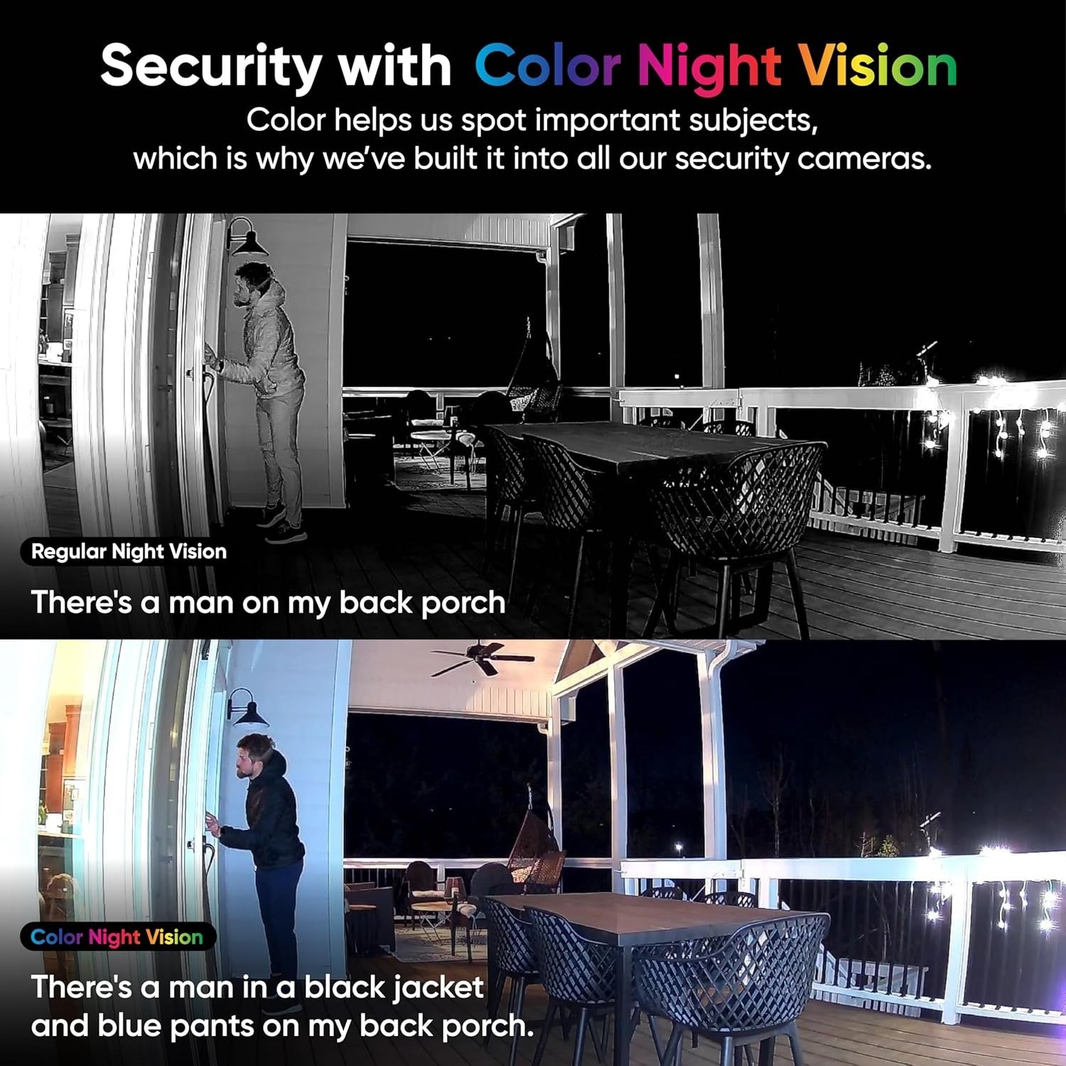 Cam OG Indoor/Outdoor 1080p Wi-Fi Smart Home Security Camera with Color Night...