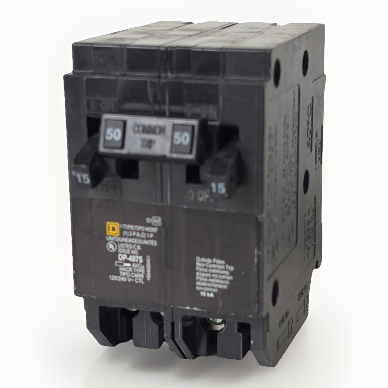 Square D HOMT1515250CP 15 A Miniature Circuit Breaker